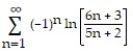 Determine if the series converges absolutely, converges, or diverges. - 