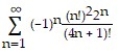 Determine if the series converges absolutely, converges, or diverges. -