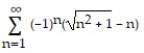Determine if the series converges absolutely, converges, or diverges. - 