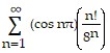 Determine if the series converges absolutely, converges, or diverges. -