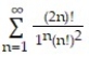 Use the ratio test to determine if the series converges or diverges. -