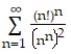 Use the root test to determine if the series converges or diverges. -