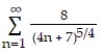 Determine convergence or divergence of the series. - 
