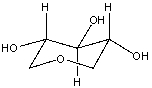 Complete the picture of ? -glucose where the information for carbons 1 and 5 have been left off.
