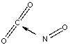 <strong>Which of the following sketches shows the proper orientation of molecules for CO<sub>2</sub> reacting with NO to make NO<sub>2</sub> and CO?</strong> A) B) C) D) E)