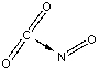 <strong>Which of the following sketches shows the proper orientation of molecules for CO<sub>2</sub> reacting with NO to make NO<sub>2</sub> and CO?</strong> A) B) C) D) E)