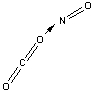 <strong>Which of the following sketches shows the proper orientation of molecules for CO<sub>2</sub> reacting with NO to make NO<sub>2</sub> and CO?</strong> A) B) C) D) E)