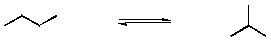 <strong>Isomerization of hydrocarbons is important in the refining of petroleum. A simple example is that of butane, which has only two isomers: Which of the following statements is most correct?</strong> A) At standard temperatures, n-butane is the preferred isomer. B) At temperatures less than 450, n-butane is the preferred isomer. C) At temperatures greater than 450ºK, n-butane is the preferred isomer. D) At ambient temperatures, a sample of n-butane and isobutene which was at equilibrium would contain barely any butane. E) A 1:1 mixture of butane and isobutane is at equilibrium at room temperature.