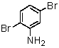 <strong>The correct name for the compound below is </strong> A) 3,4-Dibromoaniline. B) 2,4-Dibromoaniline. C) 2,5-Dibromoaniline. D) 3,6-Dibromoaniline. E) 2,6-Dibromoaniline.