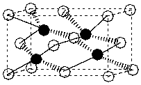 <strong>Below is the structure for zinc sulphide. If the zinc atoms (zinc) are contained within the unit cell and the sulphur atoms (clear) form a face-centered cubic structure, how many sulphur atoms must be contained within the unit cell to balance the charge? </strong> A) 1 B) 2 C) 3 D) 4 E) 5