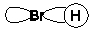 <strong>Which of the following is the most important component of formation of a H-Br bond?</strong> A) B) C) D) E)