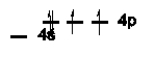 <strong>Which of the following is NOT an excited state of Si?</strong> A) B) C) D) E)