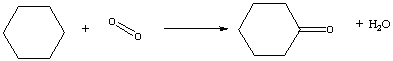 <strong>Nylon is an important component in many products. One step in the production of nylon is the reaction of cyclohexane with oxygen to give cyclohexanone and water, shown below in the balanced reaction in line formula notation. Determine the energy change for this process using bond energies. (See Table 3-2.) </strong> A) ?E = -246 kJ/mol B) ?E = 246 kJ/mol C) ?E = -346 kJ/mol D) ?E = 346 kJ/mol E) ?E = -305 kJ/mol