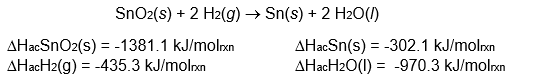 <strong>Determine the change in enthalpy for the following reaction: </strong> A) -3088 kJ/mol<sub>rxn</sub> B) +544 kJ/mol<sub>rxn</sub> C) -544 kJ/mol<sub>rxn</sub> D) +9.0 kJ/mol<sub>rxn</sub> E) none of these