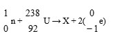 Determine the missing product X in the reaction: