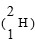 The number of quarks in a deuteron   is