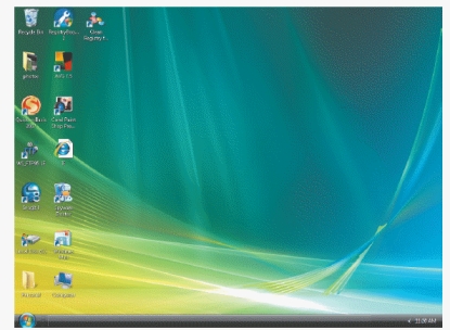 Please use the figure below to answer the following two questions. FIGURE 6-1 -In Figure 6-1 above, the various objects on the desktop screen are called ____.