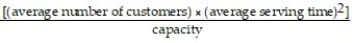 <strong>For a fast-food restaurant, the average waiting time might be formulated as:</strong> A) B) C) D)