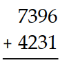 <strong>Add. - </strong> A) 10,627 B) 11,627 C) 10,527 D) 10,617