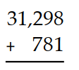 <strong>Add. - </strong> A) 31,979 B) 39,108 C) 32,089 D) 32,079
