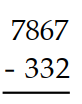Subtract. - 