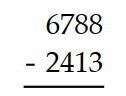 Subtract. - 