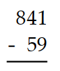 Subtract. - 