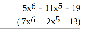 Subtract. - 