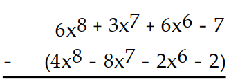 Subtract. - 