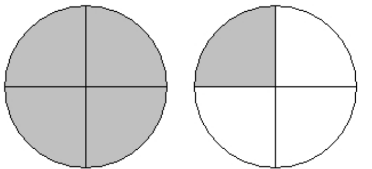 <strong>What part of the object or set of objects is shaded? - </strong> A) \frac{5}{3} B) \frac{5}{4} C) \frac{3}{5} D) \frac{5}{8}