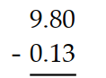 Subtract. - 