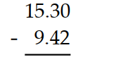 Subtract. - 