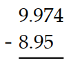 Subtract. - 
