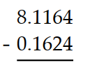 Subtract. - 