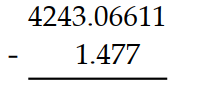 Subtract. - 