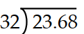 Divide the following numbers. - 