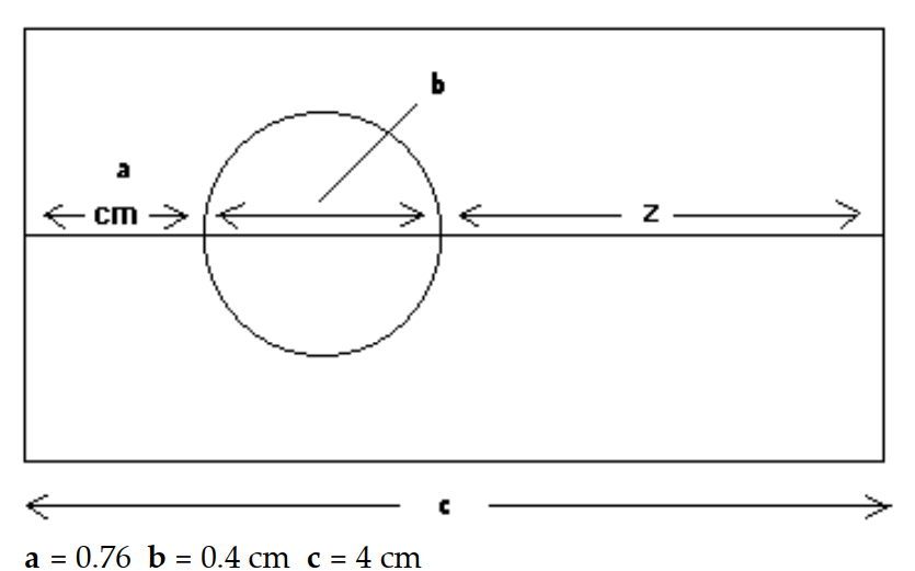 Find the missing measurement in the figure below.  