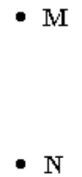 <strong>Solve the problem. -Draw the ray with endpoint M . Name the ray. </strong> A) B) C) D)