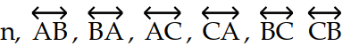 <strong>Solve the problem. -Name the line in seven different ways. </strong> A) B) C) D)