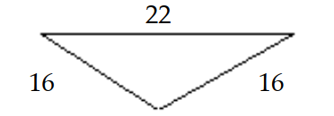 <strong>Classify the triangle as equilateral, isosceles, or scalene. Then classify it as right, obtuse, or acute. - </strong> A) Isosceles; obtuse B) Equilateral; obtuse C) Scalene; obtuse D) Equilateral; acute