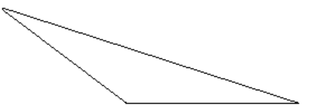 <strong>Classify the polygon by name. - </strong> A) triangle B) isosceles triangle C) rhombus D) quadrilateral