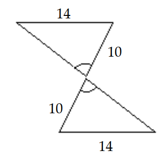 Determine whether the pair of triangles is congruent by the ASA property. -