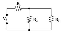 Figure 6-1 -R<sub>1</sub> is in series with the series combination R<sub>2</sub> and R<sub>3</sub> in Figure 6-1.