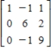 Find the eigenvalues and corresponding eigenvectors for the matrix .