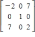  The matrix   is orthogonal.