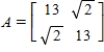 Find an orthogonal matrix P such that diagonalizes .