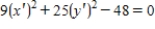 <strong>Use the Principal Axes Theorem to perform a rotation of axes to eliminate the xy-term in the quadratic equation . Identify the resulting rotated conic and give its equation in the new coordinate system.</strong> A) Ellipse; B) Hyperbola; C) Ellipse; D) Hyperbola; E) Ellipse;