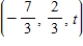 <strong>Use the function   to find the preimage of   </strong> A)    , where t is any real number B)    , where t is any real number C)    D)    , where t is any real number E)    <div style=padding-top: 35px> 