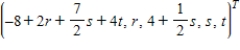<strong>The linear transformation    is defined by   , where   Find the preimage of   .</strong> A)    , where r, s, t are real numbers B)    , where r, s, t are real numbers C)    , where r, s, t are real numbers D)    , where r, s, t are real numbers E)    , where r, s, t are real numbers <div style=padding-top: 35px> 