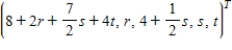 <strong>The linear transformation    is defined by   , where   Find the preimage of   .</strong> A)    , where r, s, t are real numbers B)    , where r, s, t are real numbers C)    , where r, s, t are real numbers D)    , where r, s, t are real numbers E)    , where r, s, t are real numbers <div style=padding-top: 35px> 
